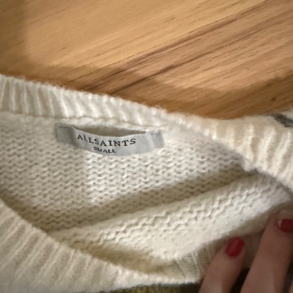 All Saint plaid / check sweater - Picture 2 of 3